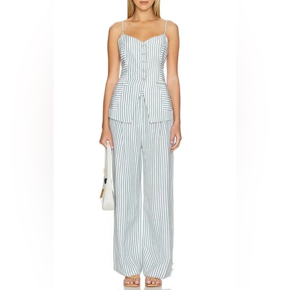 Posse Top Trousers Set, M, Seagrass Stripes